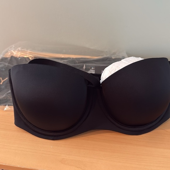 Savage X Fenty Strapless Bra Black Caviar-NWT - Picture 6 of 7